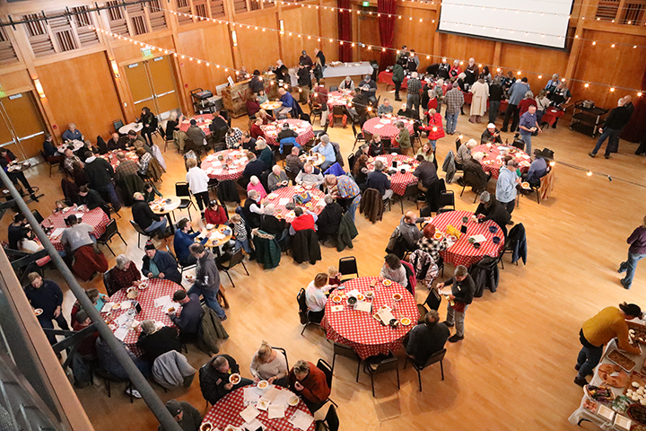 Views Gould Hall filled up quickly and stayed busy throughout the Chili Bowl Luncheon sm